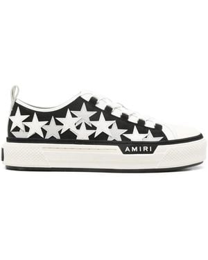 Amiri "Stars Court Low" Sports Shoes - White