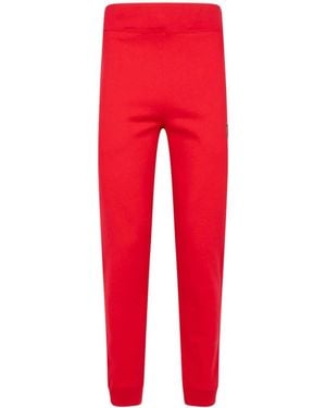 A Bathing Ape X Kid Cudi Logo-Patch Track Trousers - Red