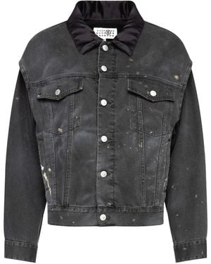 MM6 by Maison Margiela Cotton Jacket - Black