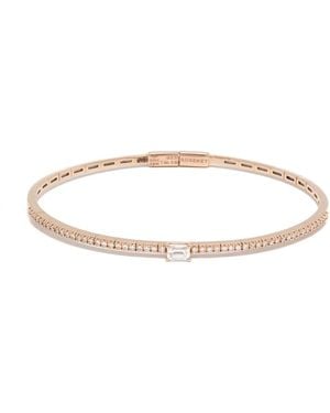 ROSEKEY Bracelet En Or 18Ct Pavée De Diamants - White