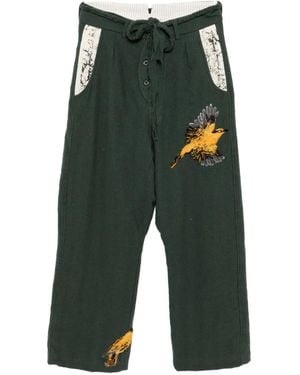 GG IN RED Birdwatcher Pants - Green
