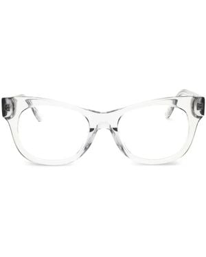 MCALLISTER Brille Mit Rundem Gestell - Weiß