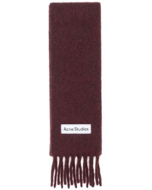 Acne Studios Écharpe Skinny En Mohair - Violet