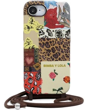 Bimba Y Lola Iphone 16E Patchwork Phone Case - White