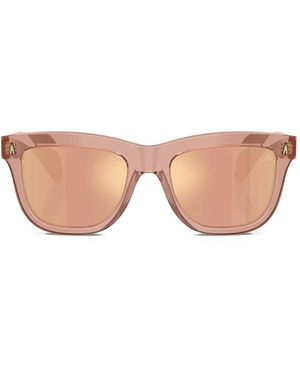 Moncler Bronzz Geometric-Frame Sunglasses - Pink