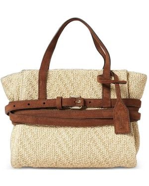 Moschino Sac Porté Épaule À Design Tressé Et Boucle - Métallisé