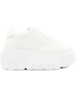 Casadei Nexus Leather Sneakers - White
