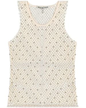 Munthe Top Farlie Con Decorazione - Neutro
