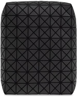 Issey Miyake Bandolera con motivo geométrico - Negro
