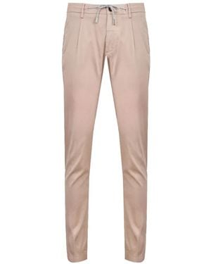 Eleventy Drawstring-Fastening Trousers - Multicolour
