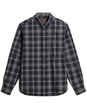 Woolrich Checked Pure Cotton Shirt - Grey