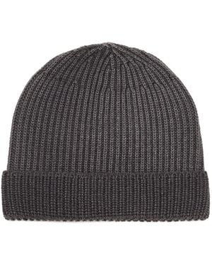 Al Duca d'Aosta Ribbed-Knit Beanie - Grey