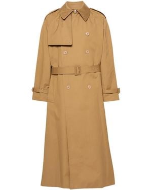 Vetements Gabardina Con Doble Botonadura - Neutro