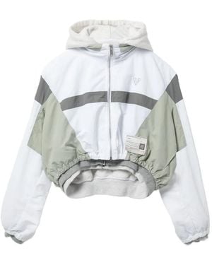 Maison Mihara Yasuhiro Triple-Layered Zipped Jacket - White