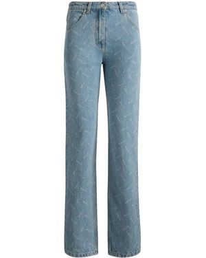 Bally Jeans Met Logoprint - Blauw