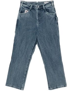 Bode Knolly Brook Cropped Jeans - Blue