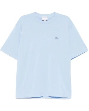 Lacoste Logo-Embroidered T-Shirt - Blue