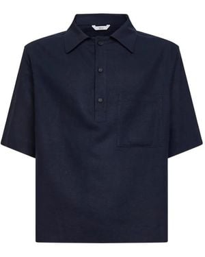 Hevò Pocket Polo Shirt - Blue
