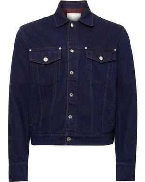 JW Anderson Button-Fastening Denim Jacket - Blue