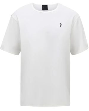 Peak Performance Logo-Detail T-Shirt - White
