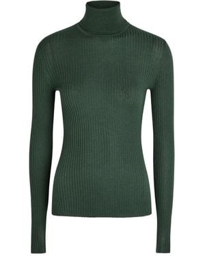 Gabriela Hearst Peppe Roll-Neck Top - Green