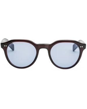 Eyevan Inc. Lubine Round-Frame Sunglasses - Black