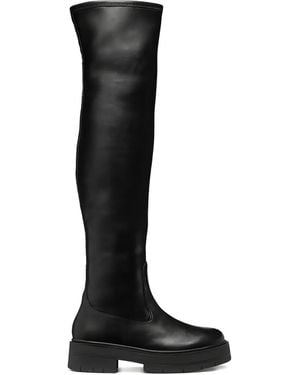 Geox Spherica Ec7 Over-The-Knee-High Boots - Black
