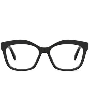 Moschino Square-Frame Glasses - Black
