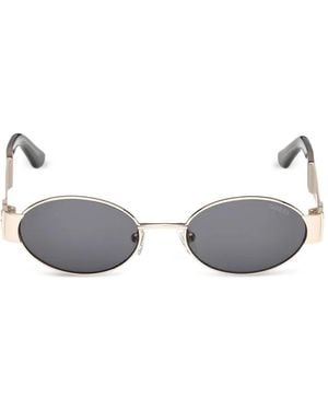 GUESS EYEWEAR Oval-Frame Sunglasses - White