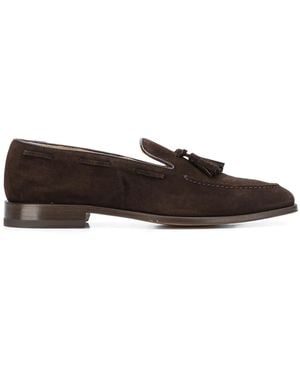 SCAROSSO Tassel Loafers - Brown