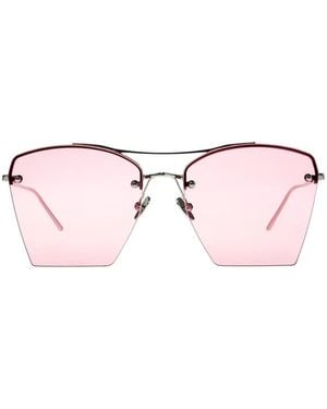MYT Geometric-Frame Sunglasses - Pink