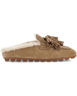 Hogan Slipper Aus Wildleder - Braun