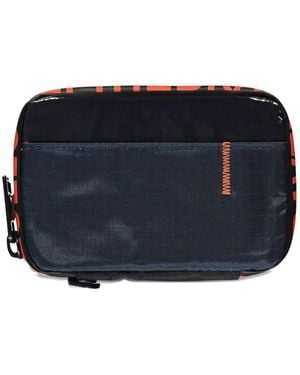DIESEL Logo-Print Zip-Around Wallet - Blue