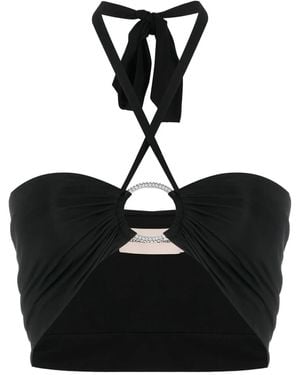 Alexandre Vauthier Cropped Top - Zwart