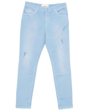 Blugirl Blumarine Distressed Pants - Blue