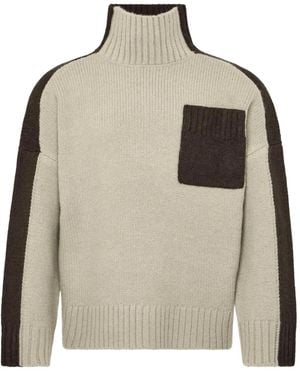 JW Anderson ハイネック セーター - ナチュラル