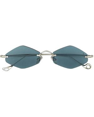 Eyepetizer Dunmore Geometric-Frame Sunglasses - Blue