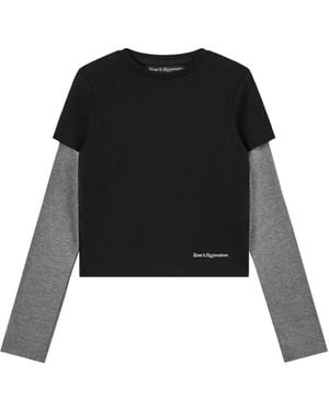 Rest&Recreation Oberteil Im Layering-Look - Schwarz