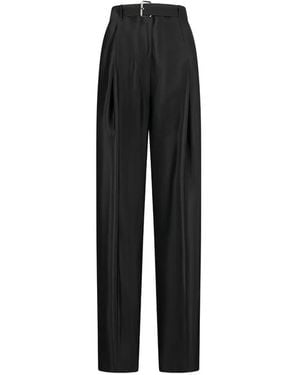 Blumarine Belted Trousers - Black