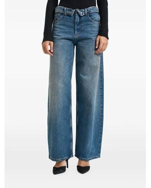 Liu Jo Zip-Detail Jeans - Blue