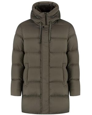 Herno Polar-Tech Hooded Padded Coat - Gray
