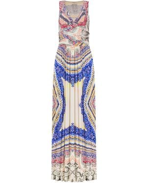 Etro Abstract-Print Dress - White