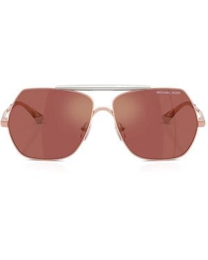 Michael Kors Denver Browline-Frame Sunglasses - Pink