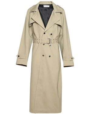 Ludovic de Saint Sernin Amanda Belted Trench Coat - White
