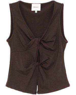 Reformation Tefi Vest Top - Brown