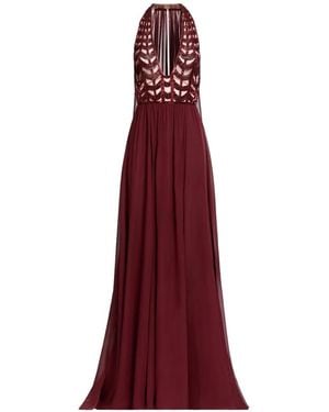 Elie Saab Embellished Dress - Red