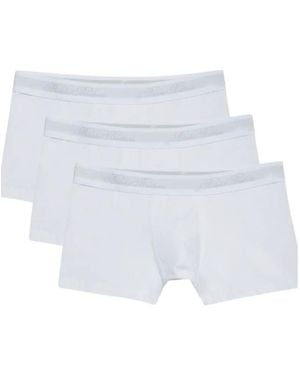 Brooks Brothers Logo-Waistband Pack Of Three Boxer Briefs - White
