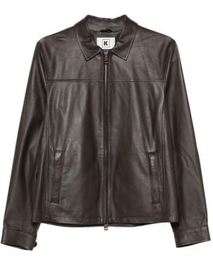 KIRED Veste À Fermeture Zippée - Brown