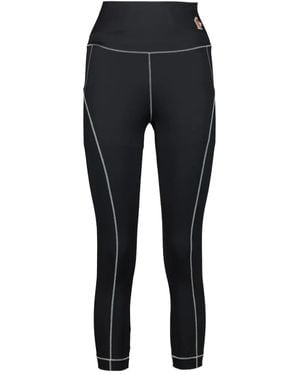 Moncler Logo-patch leggings - ブラック