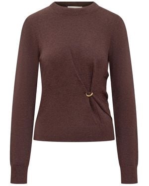 Isabel Marant Cosima-GB Pullover mit Ringdetail - Braun
